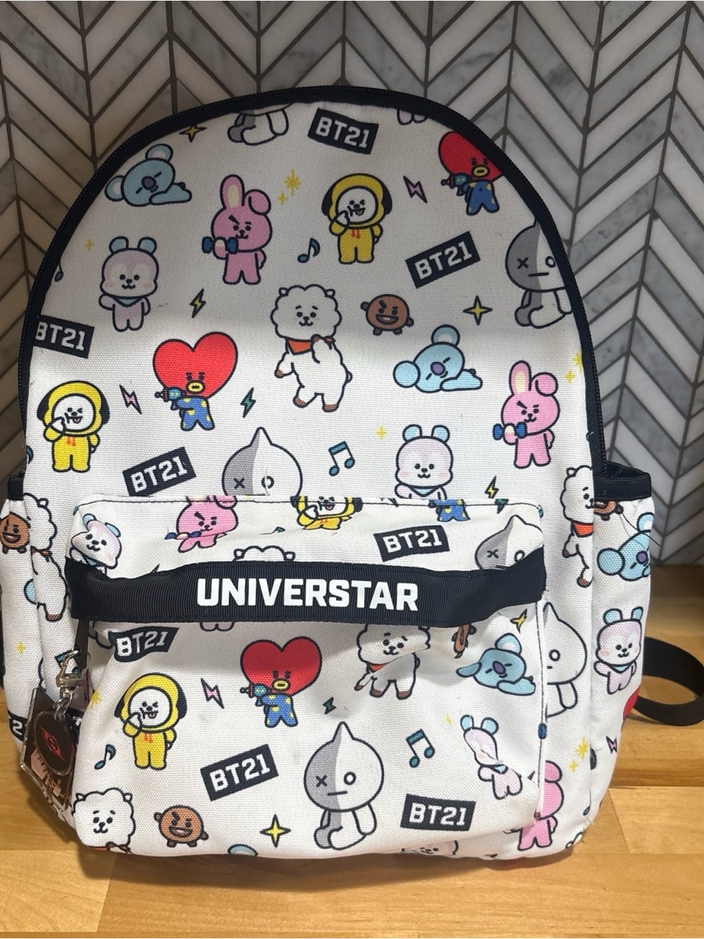 BT21 Universtar Backpack Chimmy BTS RJ Koya Shooky Mang Tata Cooky And Van